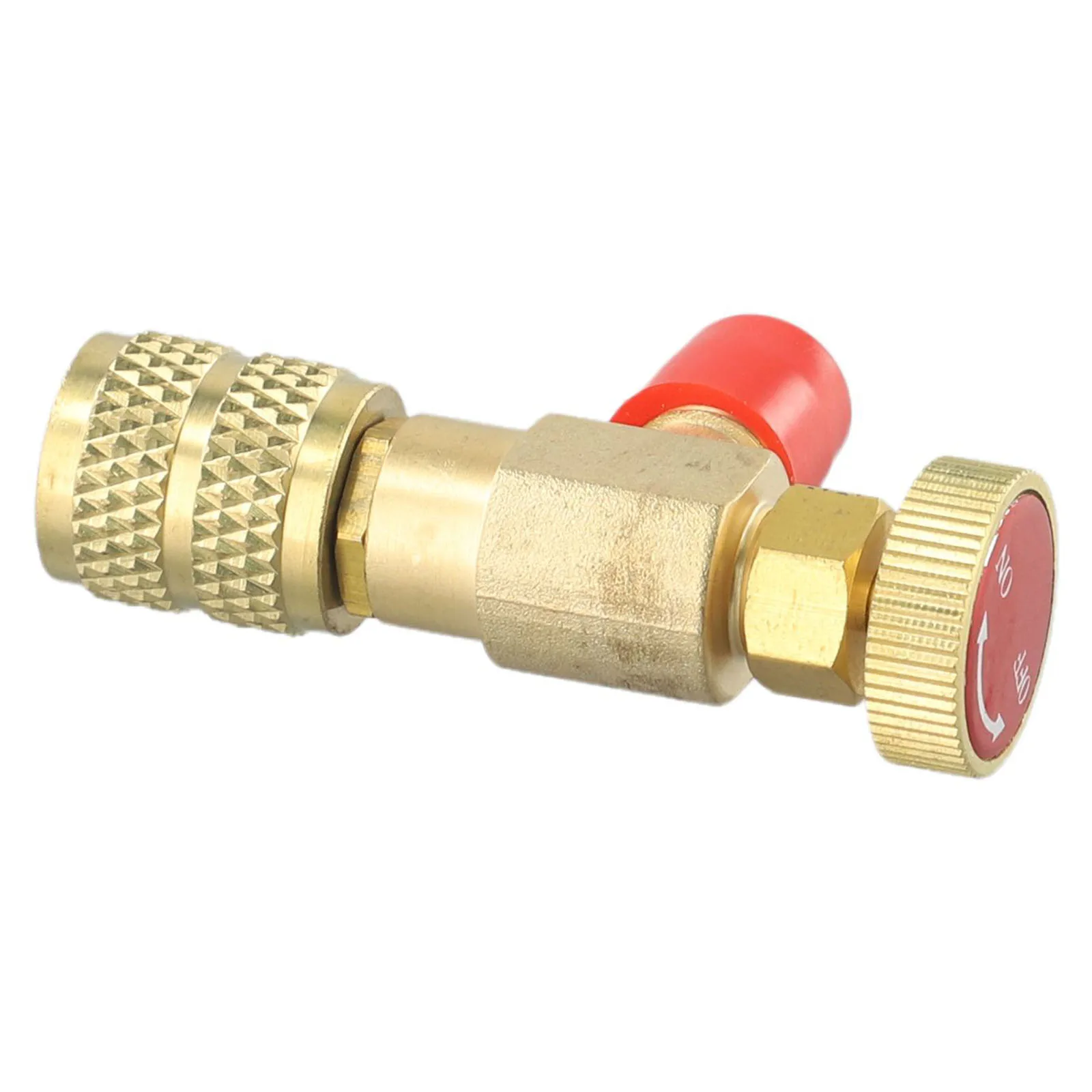 1 PC Air Conditioner  Valve 1/4" Filling Connector Air Conditioner Repair Fluoride R410A AC Valve Safety Adapter