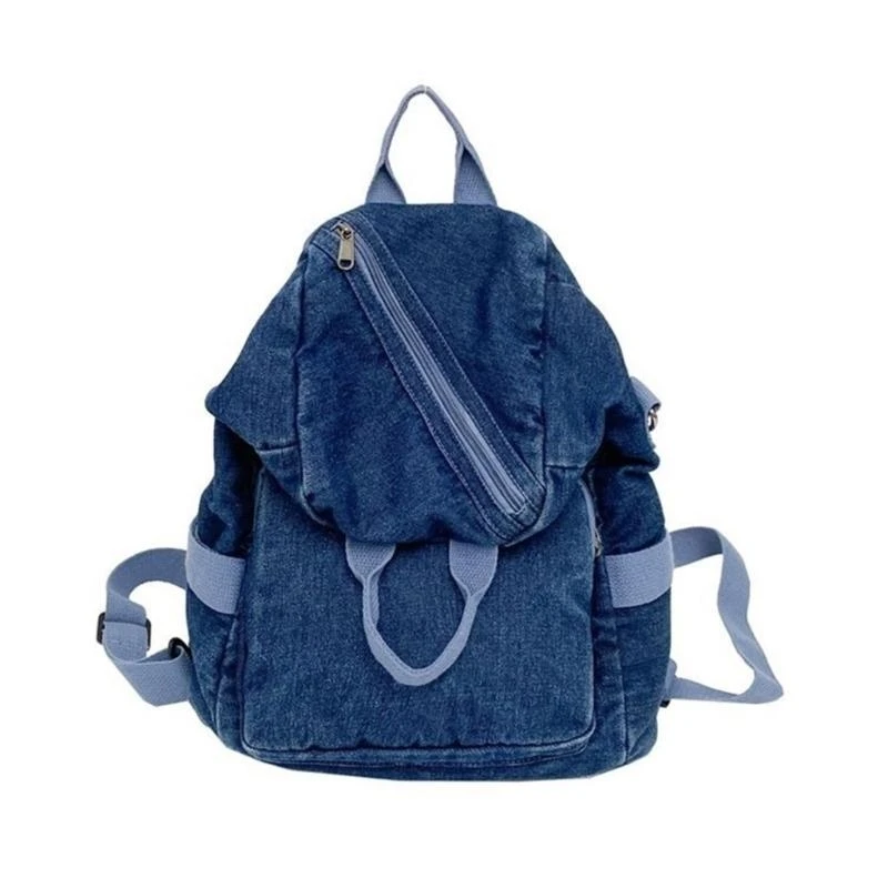 

G5AE Modern Denims рюкзак для женщин, мужская школьная сумка, застегнутая на молнии, сумка для плеча с перекрестным телом