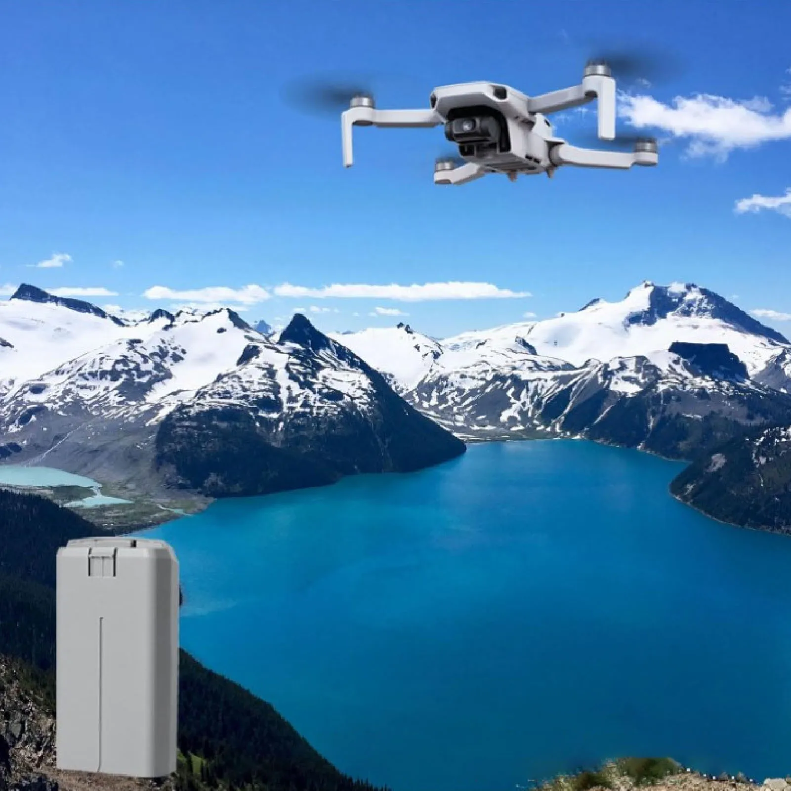 

Intelligent Flight Battery Compact Drone Intelligent Flight Battery Efficient QC PD Fast Charging Plastic for Mini SE