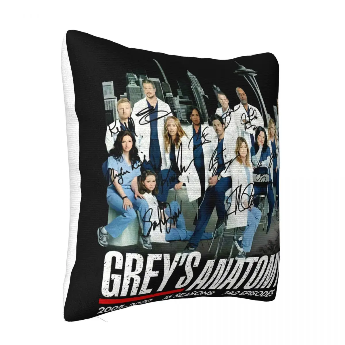 Grays Anatomy 2005 2020 16 Season 342 Episodes Signature T Case Women Men Low Price Dj Rap Brand New Pillow Case