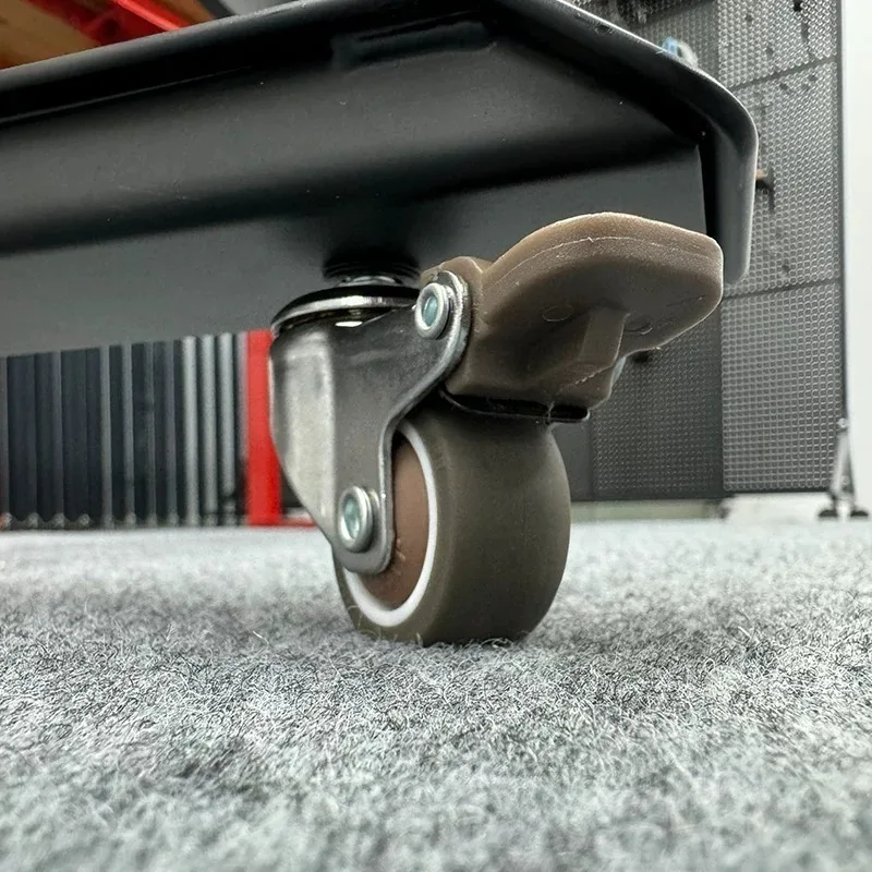 Lifting Desktables Dedicated M8*15 Wheels with Brake Mute 360° Swivel Heavy Wheels Durable Stable Non Slip Furniture Casters