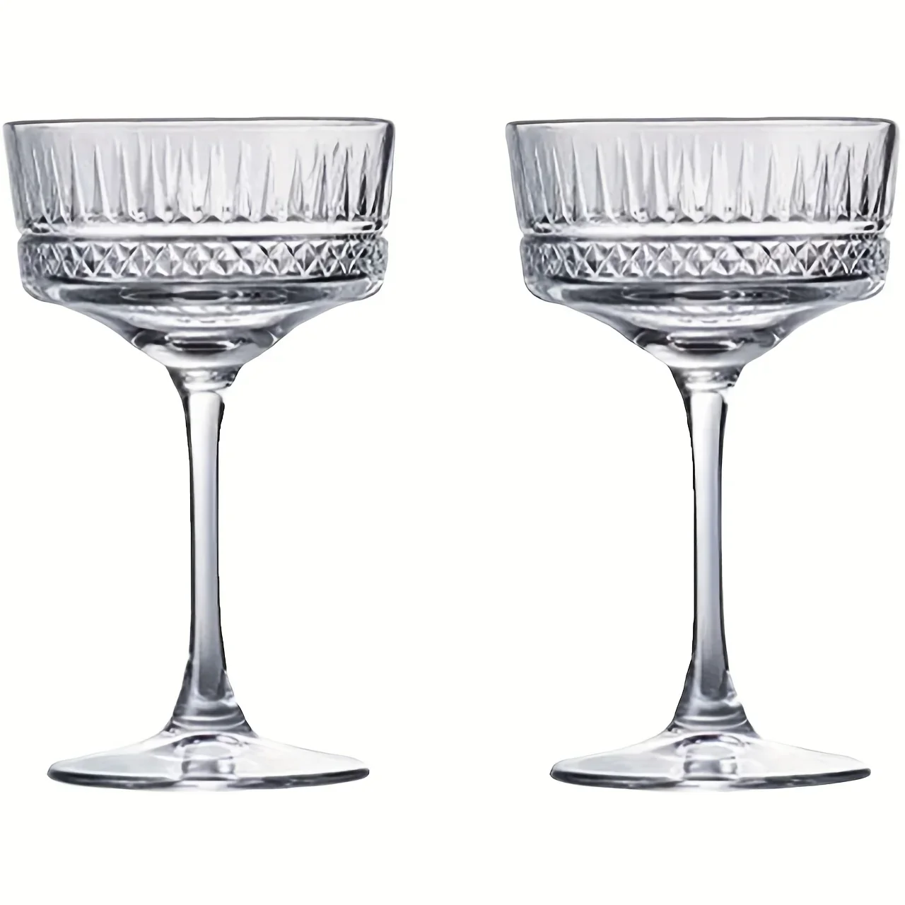 

Party BarV-образные стеклянные чашки для коктейлей Мартини, шампанского, Маргариты, стебли