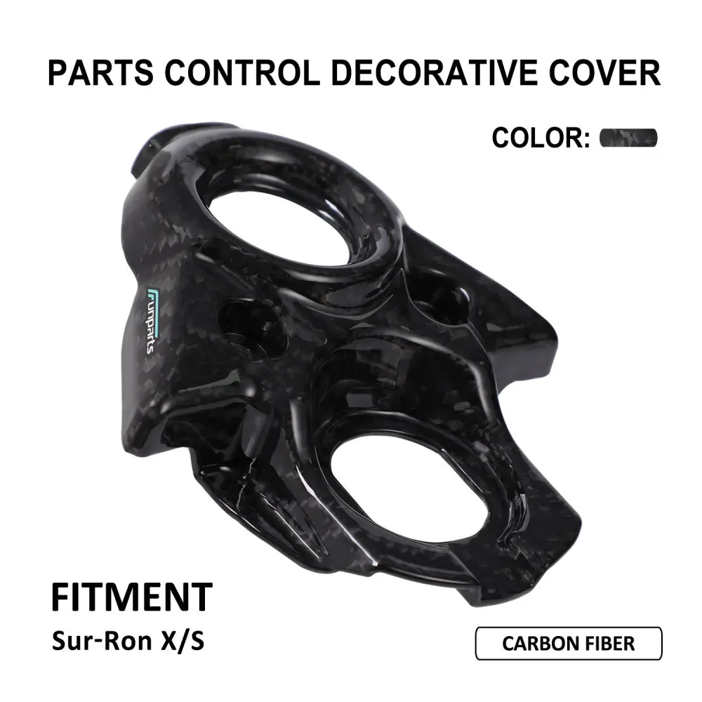 2026 Surron Real Carbon Fiber Key Set Ignition Lock Cylinder Cover Switch Ring Cover Trim for Sur Ron X/Sur Ron LBX/X260/X160