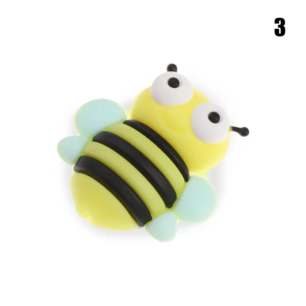 Soft Wired Earphone Cartoon Insect Shape Silicone Case Wire Cord Protector Cable Protectors Data Line Cover