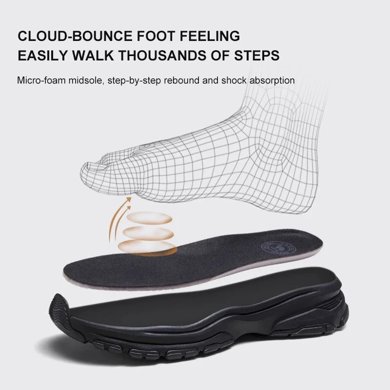 GOLDEN CAMEL 스포츠 신발 메쉬 통기성 운동화 두꺼운 바닥 도시 편안한 캐주얼 신발 남성용 2025 봄 신작