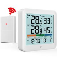 2025 New Digital Thermometer Hygrometer Indoor Outdoor, LCD Wireless Smart Humidity Meter Room Temperature Monitor for Home/Baby