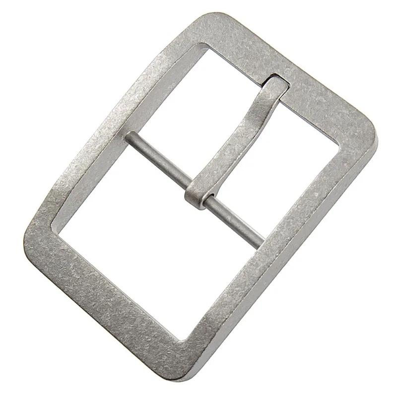 35/40 مللي متر التيتانيوم النقي دبوس مشبك الجليد زهرة حزام الرأس-التيتانيوم معدن الجلد ودية غير قابل للصدأ الرجال الترفيه موضة حزام مشبك