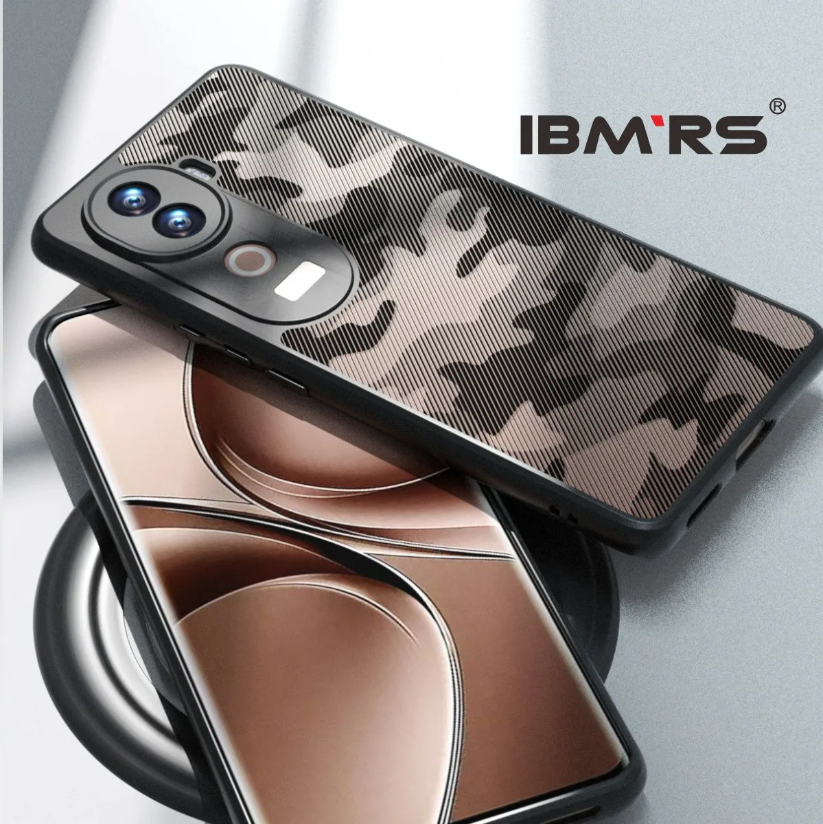 

Shockproof Camo Case for VIVO V40E 5G, Military Grade Protection Hard PC Back Cover with Anti-Scratch Matte Finish