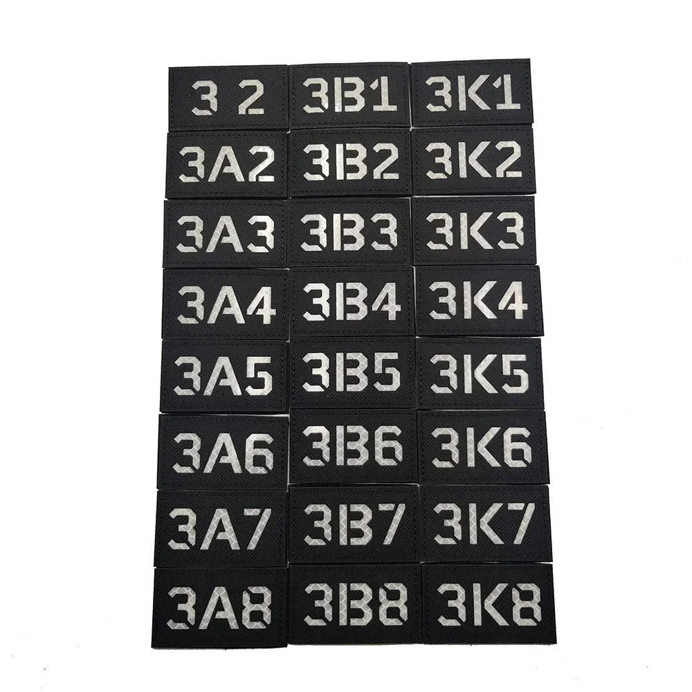 Call Sign Patch Infrared Muiticam CP 3A1-3A8/3B1-3B8/3K1-3K8 Tactical Military Badges Reflective Patch Armband Patches For Caps