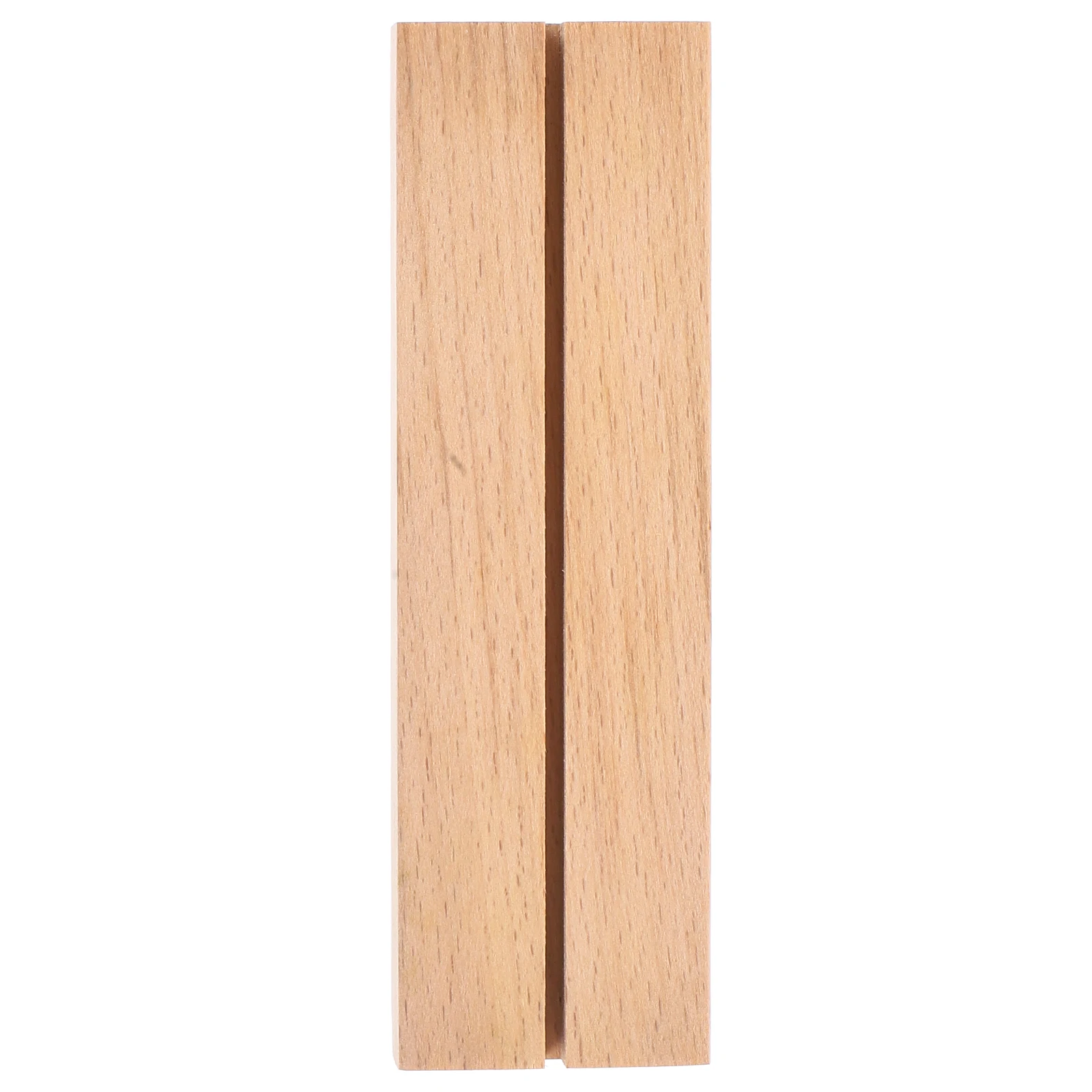 

Wooden Base Photo Card St Calendar Holder Display Table Place Holders Sturdy Construction Versatile Use Slot Width