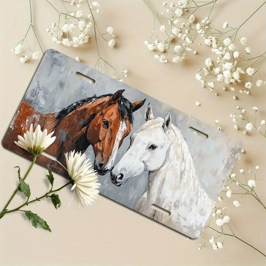 Aluminum License Plate Decoration With 