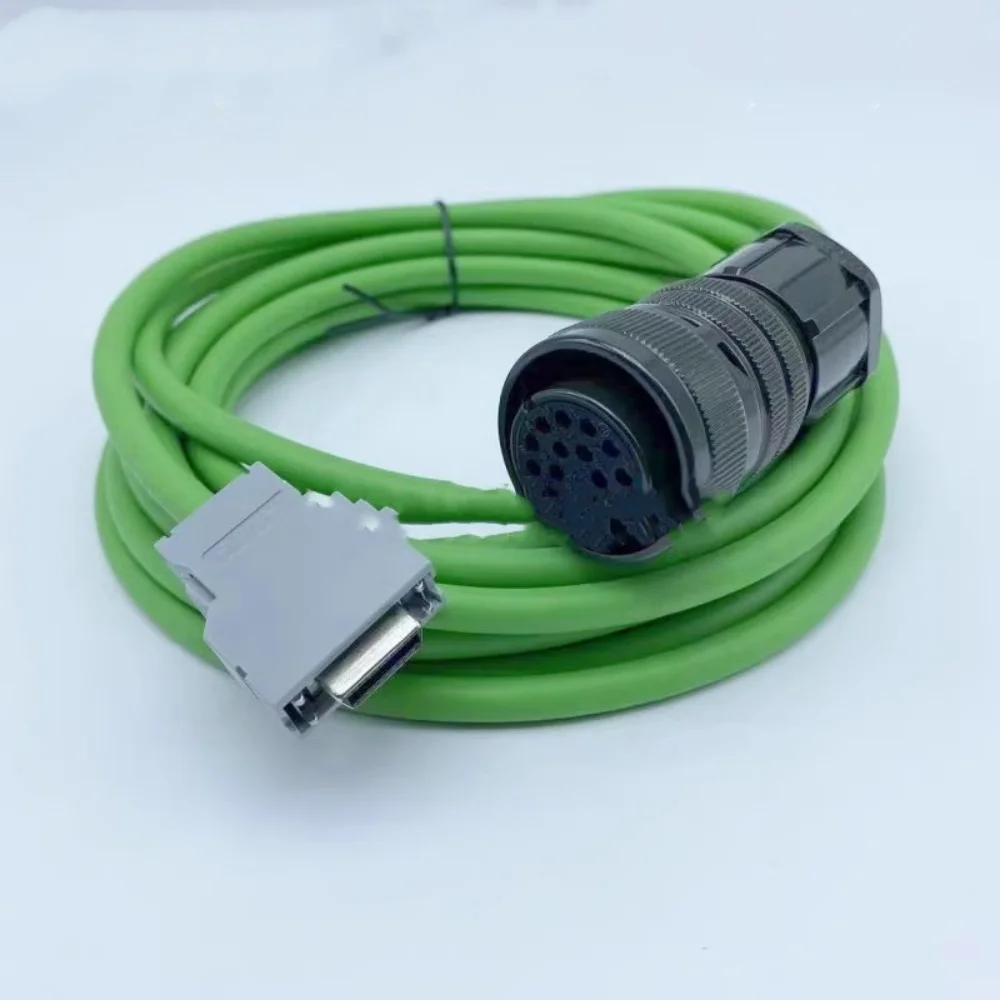 A06B-6078-K815 スピンドルエンコーダ信号フィードバックケーブル 黒 曲線ヘッド 2M