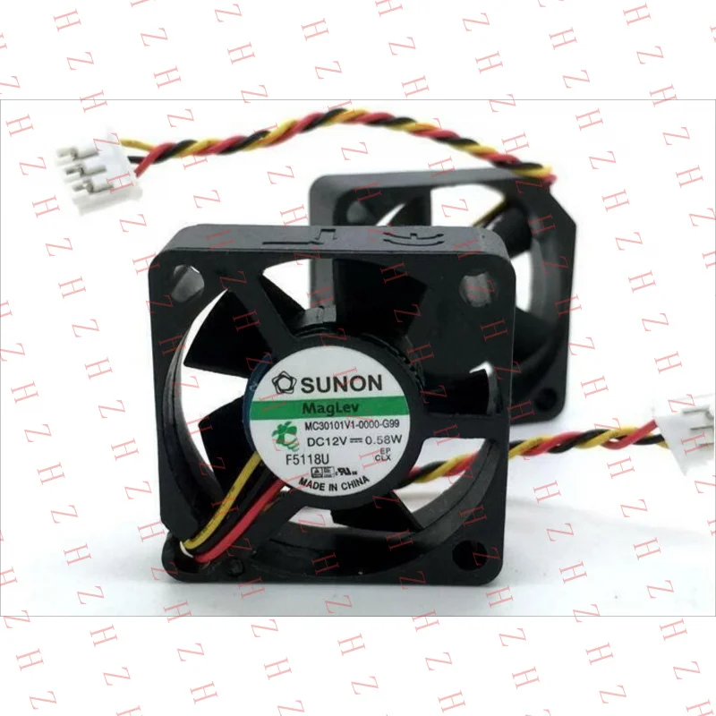 P+ FOR SUNON 3010 DC 12V MC3010V1-0000-G99 3-line ultra quiet cooling fan 30*30*10MM