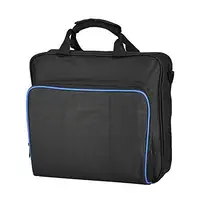 1 unidad: Organizador de hombro individual y organizador P4 SLIM para consola de juegos P4, bolsa de viaje portátil para consola P4