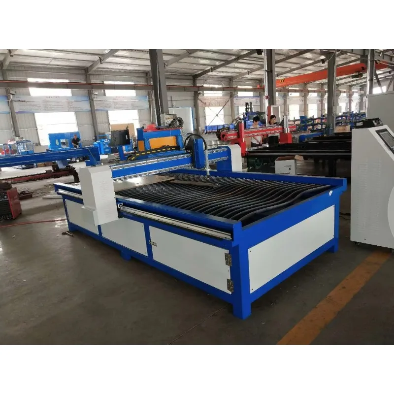 Dual Linear Guide Plasma CNC Cutting Machine Anti-collision Torch Protection For Long Hour Unmanned Industrial Cutting