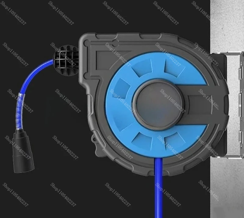 Wall Mount Portable Water Hose Reel 180 Degree for Car Wash Air Compressor Hose Pipe Rack Contraction Tool