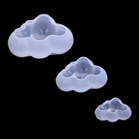 Juego de 3 Moldes de Silicona 3D con Forma de Nube