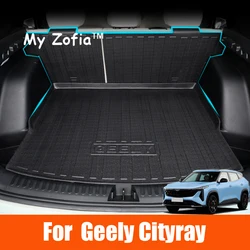 For Geely Cityray 2024 2025 boyue Car TPE Rear Trunk Cargo Mat Sheet Carpet Mud Protector Waterproof Anti-Slip Mat Accessories