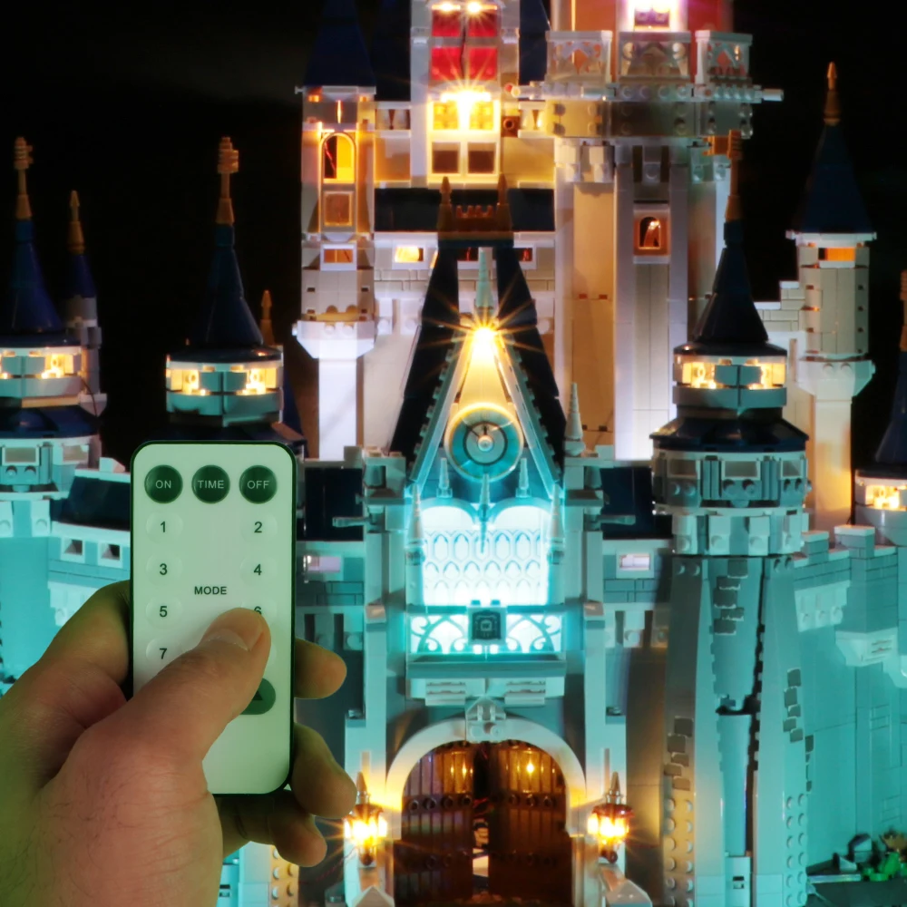 14pcs 1x1 LED Dot Lighting Kit (USB Powered Brick 6 Colors LED) 7 Modes Remote Control Building Block Compatible with Brick