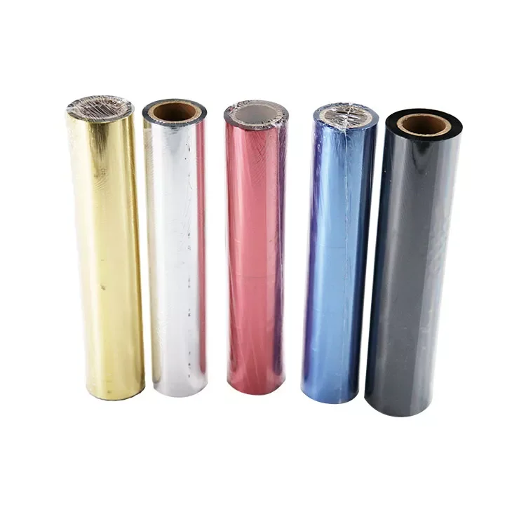 Aluminum foil for hot stamping machine with factory price 5 rolles