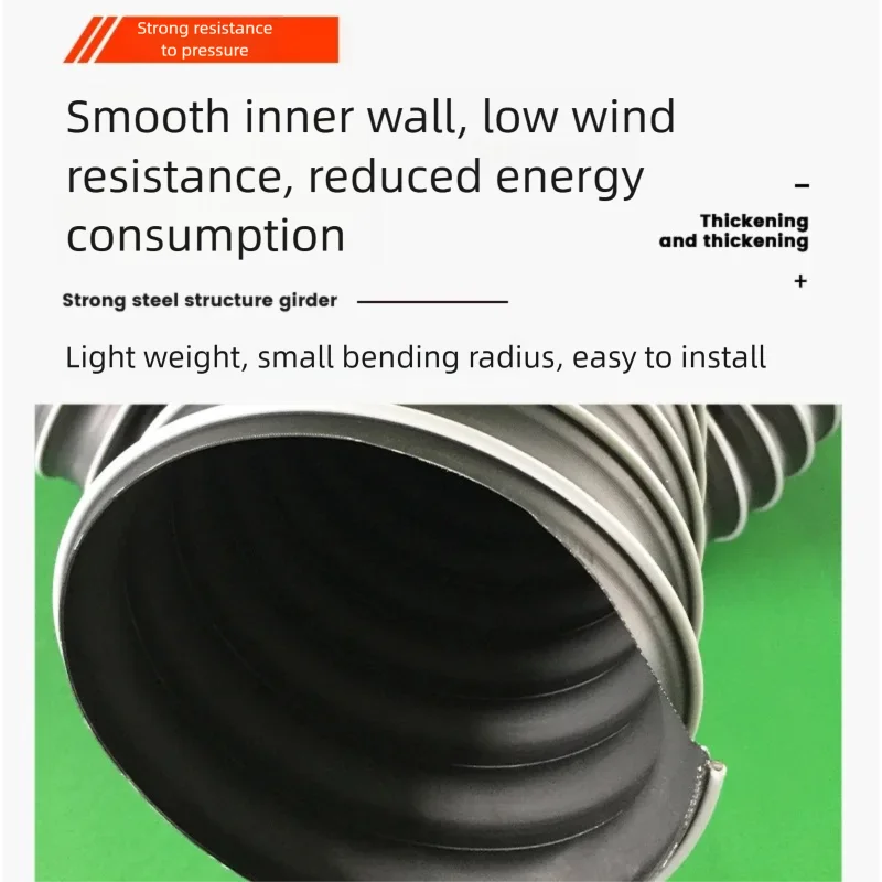 تخصيص PP المطاط ارتفاع درجة الحرارة المموج الأنابيب المقاومة للأشعة فوق البنفسجية خرطوم التهوية الأوزون خرطوم مقاومة للتآكل