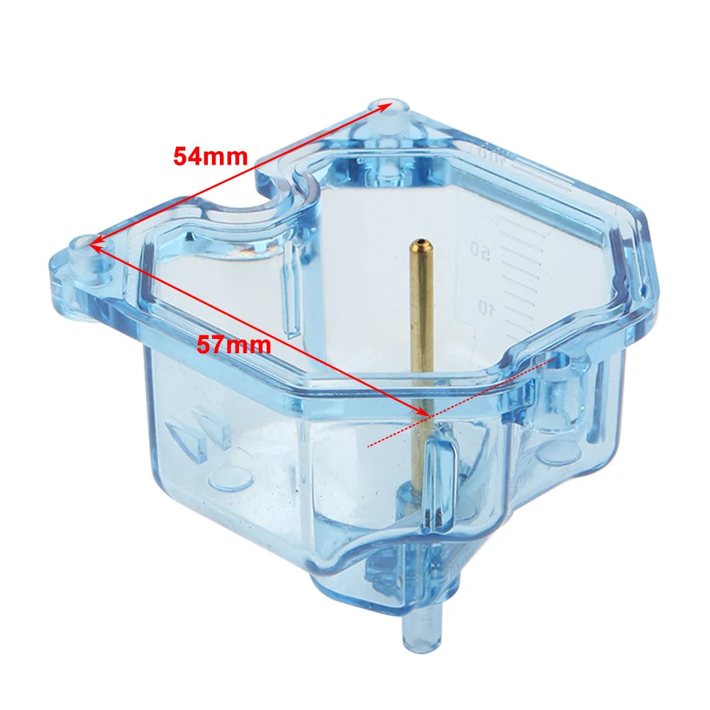 Clear Motorbike Carburetor Float Bowl Chamber Plastic For PZ 26/27/30/32mm Carb CG125 CG150 CG175 CG200 CG250 NXR125 NXR150