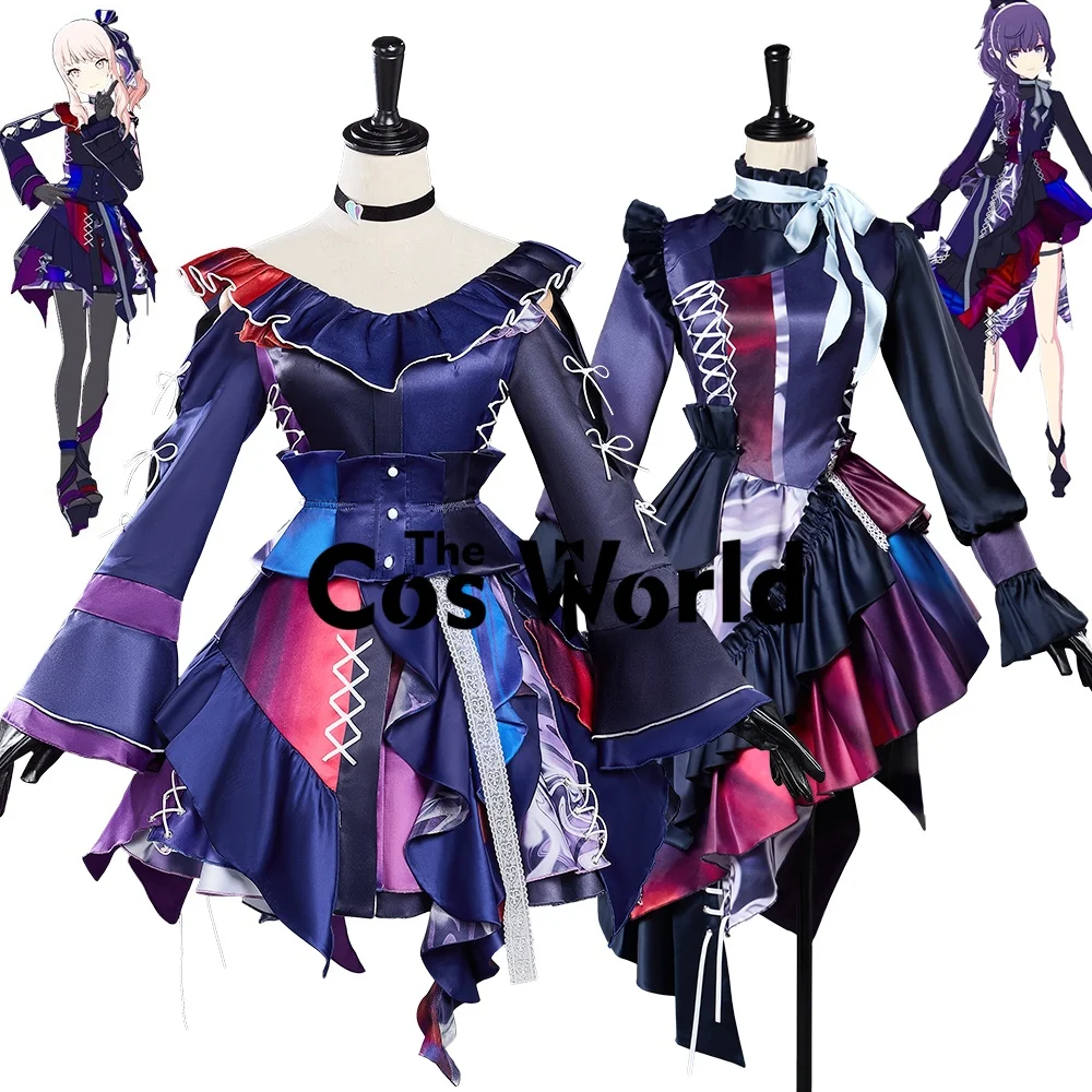 

PJSK Empurple 25ji Nightcord Asahina Mafuyu Mizuki Akiyama Outfits Game Anime Cosplay Costumes