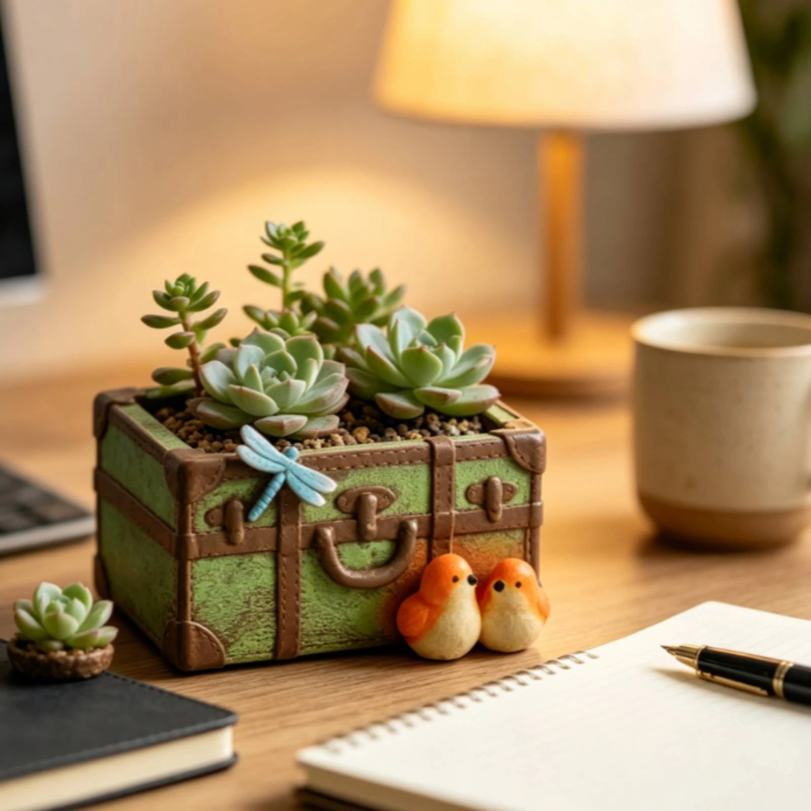 Pot Bunga Koper Kompak dengan - Succulent Planter Pot ulasan dan harga