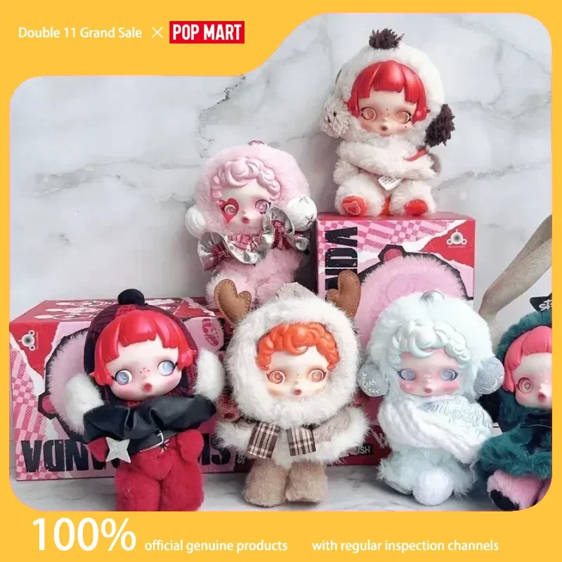 

Genuine Pop Mart Skullpanda Winter Movement Series Sp Vinyl Face Plush Doll Blind Box Gift Birthday Gifts For Girls Ornaments