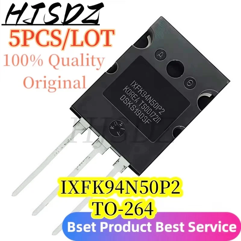 

N-Channel MOSFET (G)【5PCS/LOT】XFK94N50P2 500V 94A TO-264 Power Field Effect Transistor