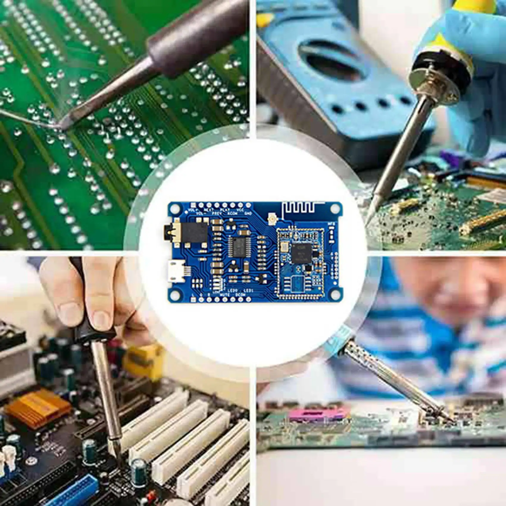 AD41-CSR8675 بلوتوث V5.0 لوحة فك التشفير PCM5102A دعم استهلاك منخفض للطاقة