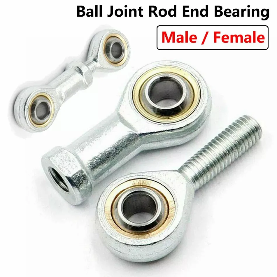 1Pcs Rod End M4 M5 M6 M8 M10 M12 M14 M16 M20 M22~M30 Male/Female Right/Left Threaded Ball Joint Metric Threaded Rod End Bearing