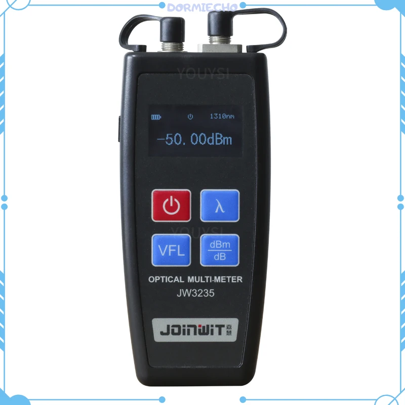 

JW3235A/JW3235C Fiber Optical Power Meter Visual Fault Location With 1mw Or 10mw Mini Ergonomic Design