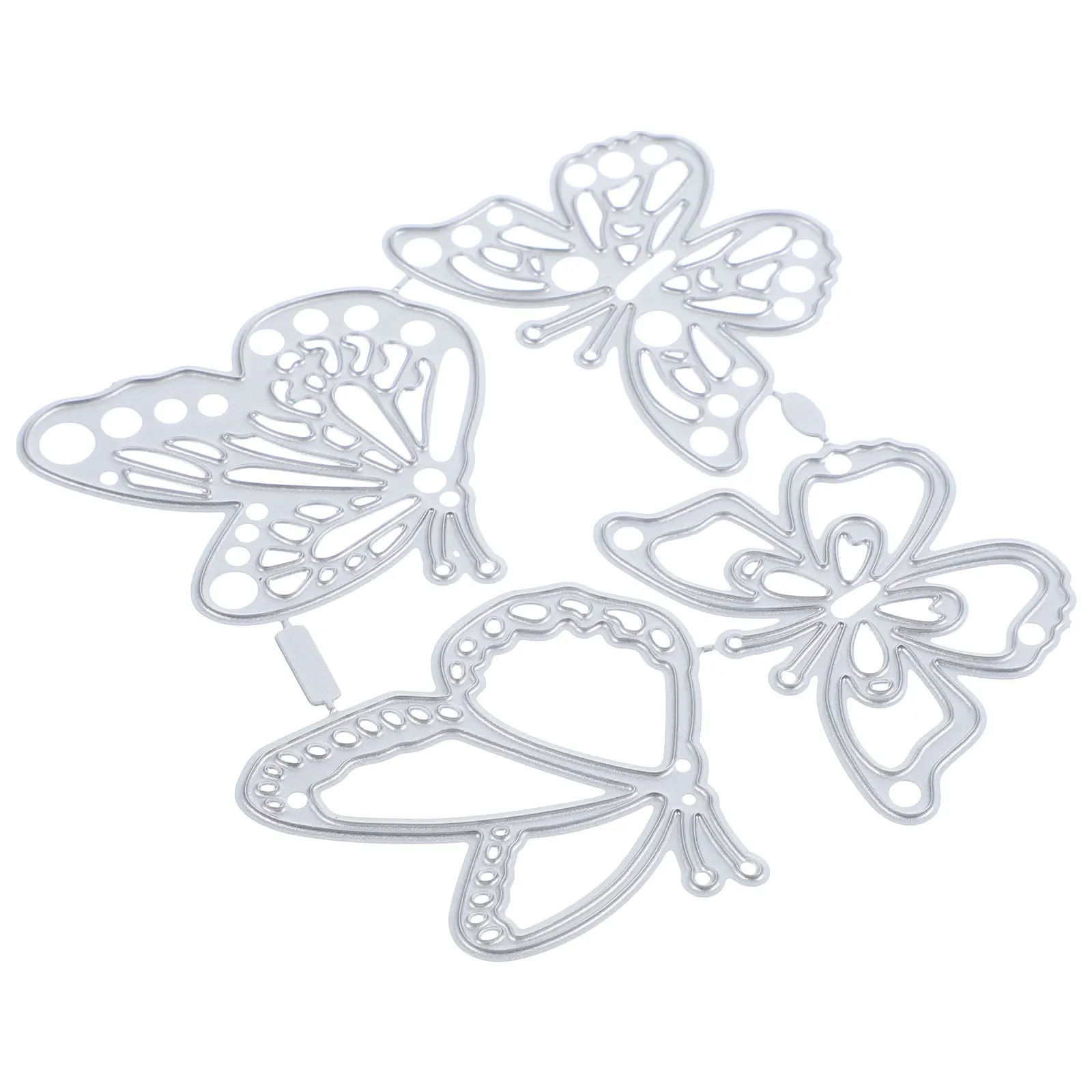 

Butterflies Cutting Dies Metal Embossing Scrapbooking Craft Die-cuts DIY Carbon Steel Mold Handcraft Tool Storage Containers