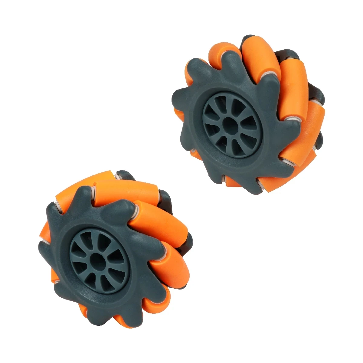 Hiwonder 65mm High Hardness Plastic Mecanum Wheel Omnidirectional with 2 Styles Couplings Compatible with TT / N20 Motors