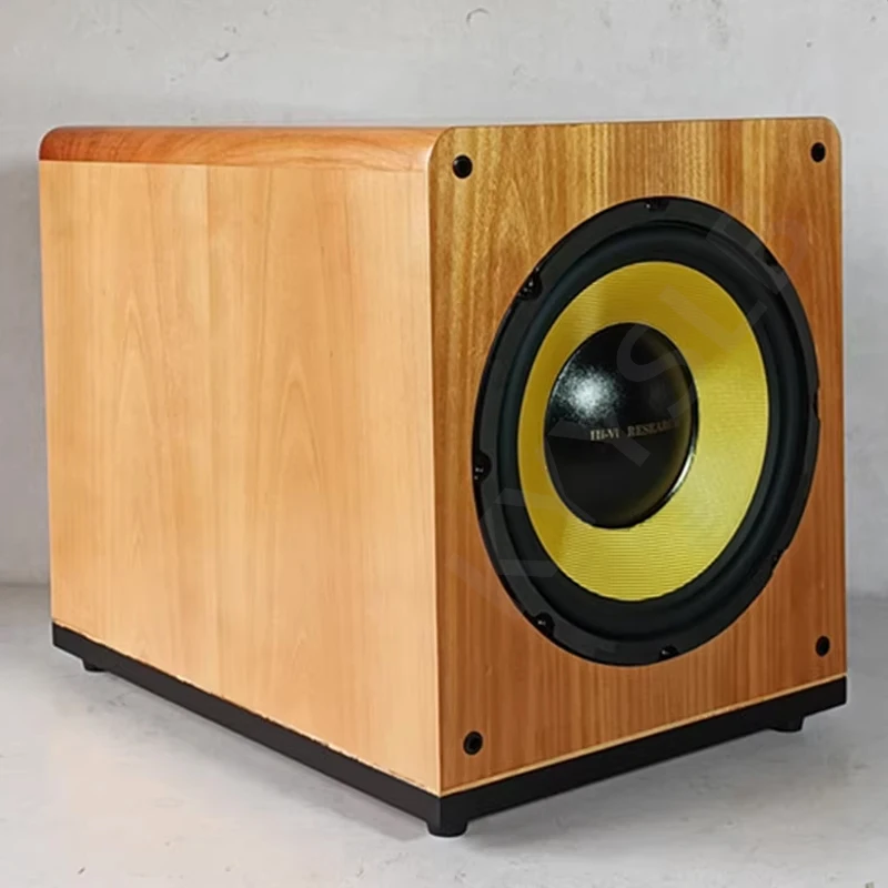 

KYYSLB 12 Inch Wooden Active Subwoofer Unit Home Audio Theater Sound System Subwoofers