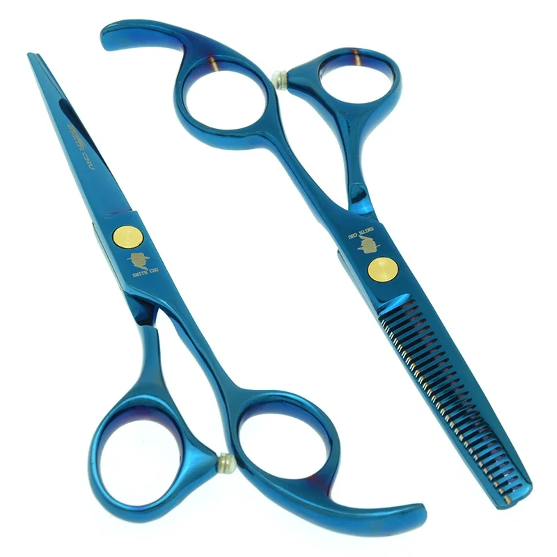 Smith Chu 5.5 inch Professional Cutting Thinning Styling Tools Japanese Steel Salon Hair Scissors Set Barber Shears A0011C