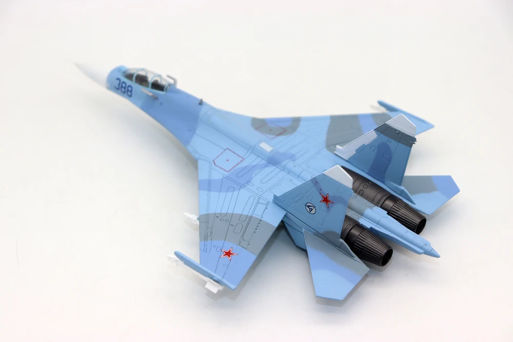 جديد 1/100 مقياس Su-27P فلانكر CCCP PVO سوخوي الهواء 1989 الطائرات المقاتلة دييكاست سبيكة محاكاة نموذج لجميع