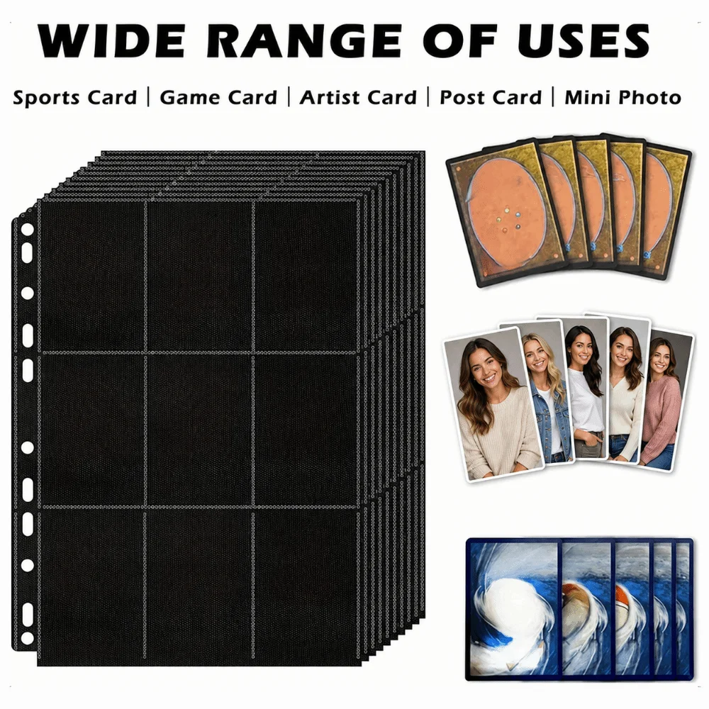 Trading Card Binder - 10 Hojas de Recambio para Álbum