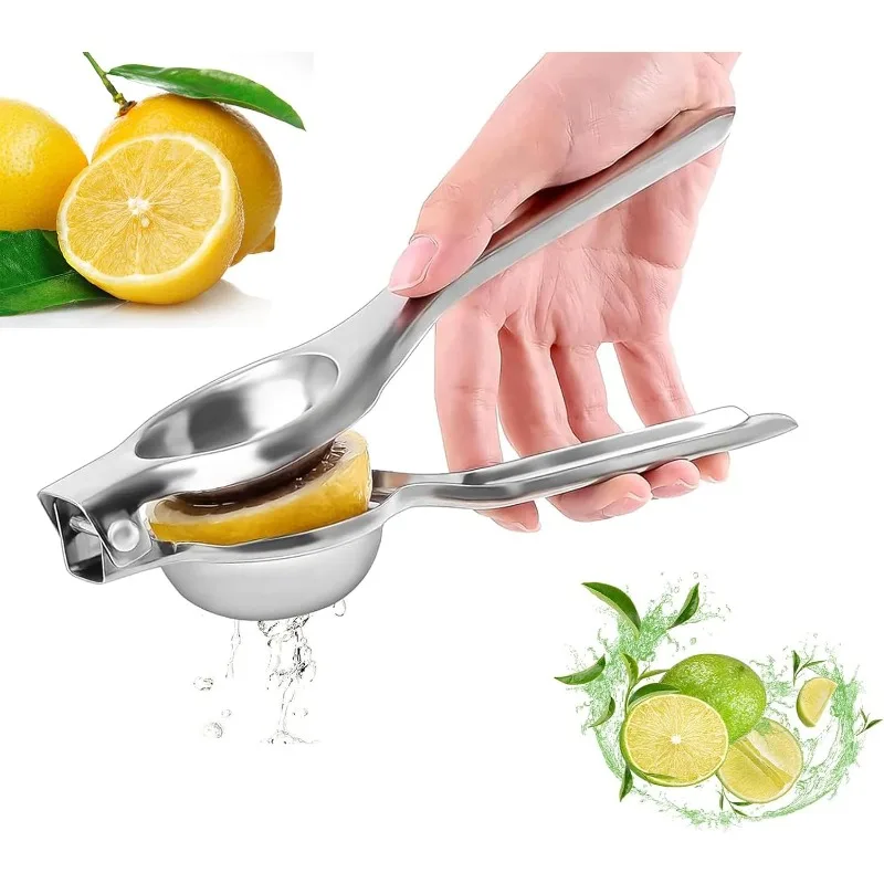 Exprimidor de Limones Manual de Acero Inoxidable, Exprimidor de Cítricos, Exprimidor de Frutas, Exprimidor de Limas, Accesorios de Cocina