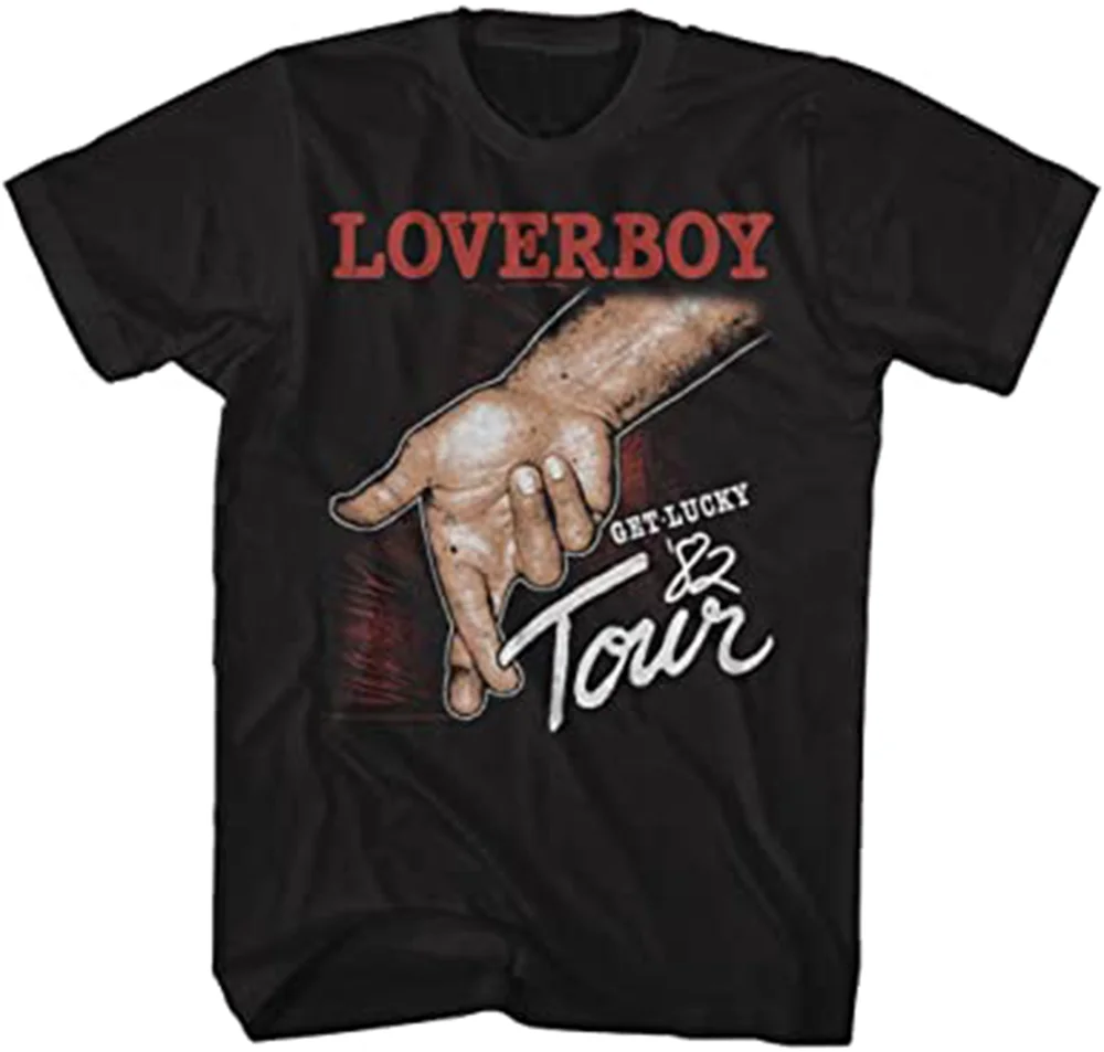 Loverboy Get Lucky Band T Shirt All Size Gifl For Fan