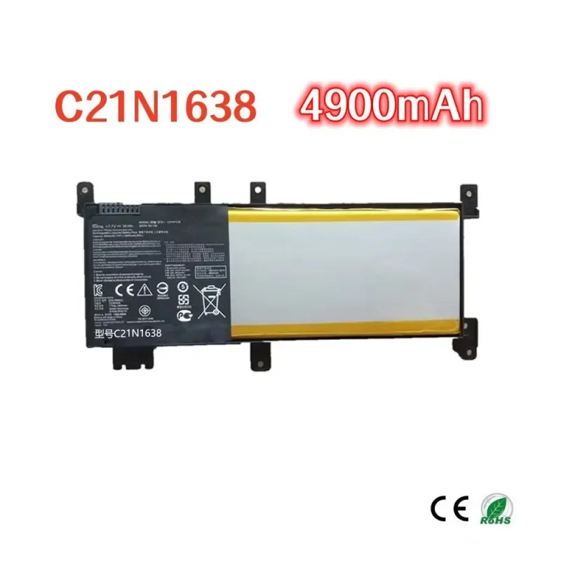 100% Original 4900mAh for ASUS C21N1638 F442U A480U R419U R419UR F442UR F442UF X442 X442UQ X442UA Laptop Battery