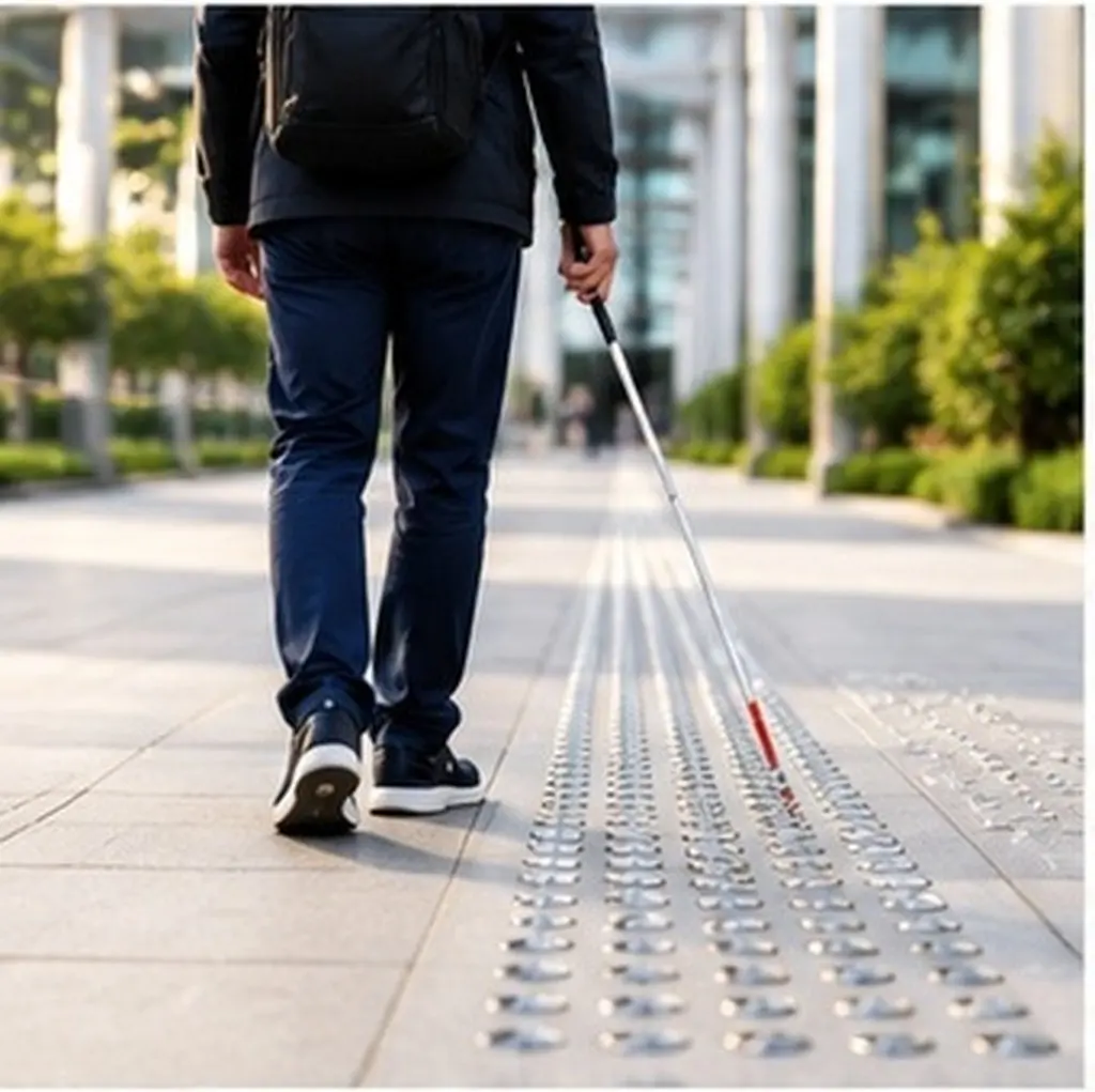 10Pcs Stainless Steel Blind Tactile Studs 0.98 Inch for Sidewalk Safety Indicators Public Pathway Pavement Guide Nails