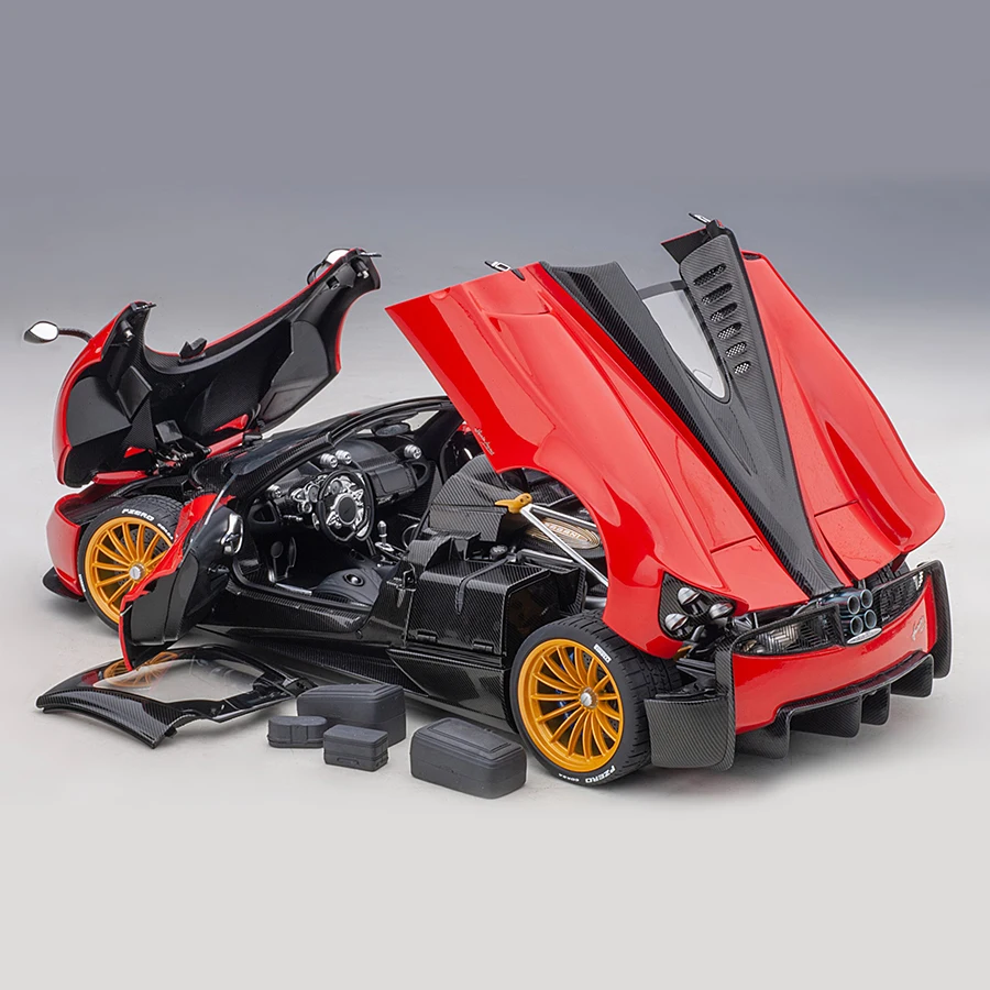 โมเดลรถยนต์ AUTOart 1:18 Pagani Huayra Roadster แบบตั้งโชว์ ของสะสม ของขวัญวันหยุด