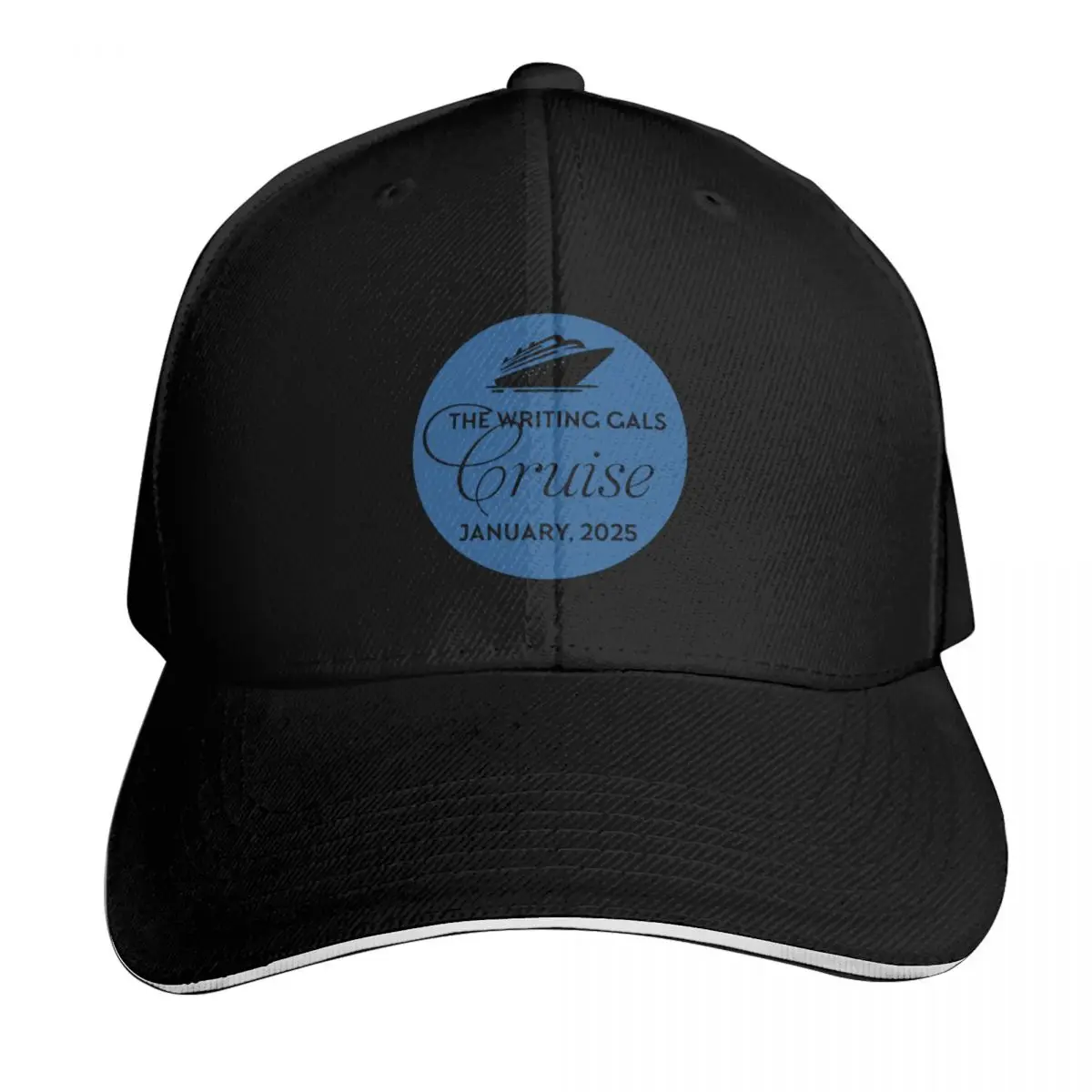 

The Writing Gals Cruise, January, 2025 in Blue Large Baseball Cap Gentleman Hat Golf Cap Men Hats Women's