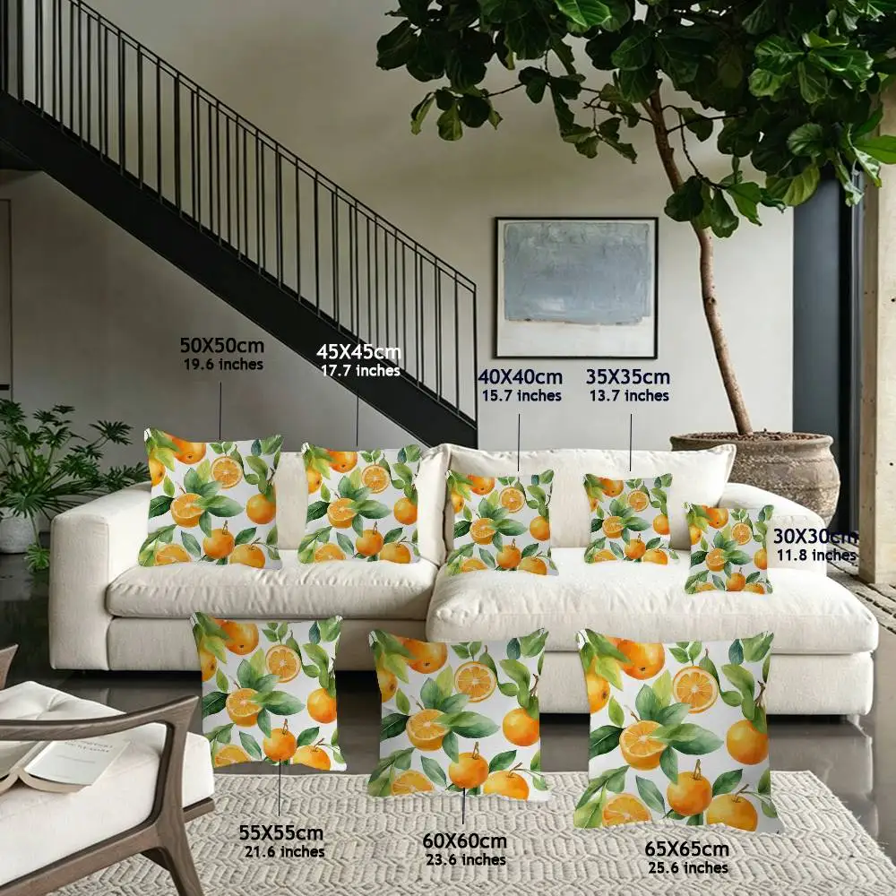 Fruit Strawberry Watermelon Print Cushion Cover Pillowcase Upholstery pillows for sofa Throw Pillow Home Decor Pillowcas