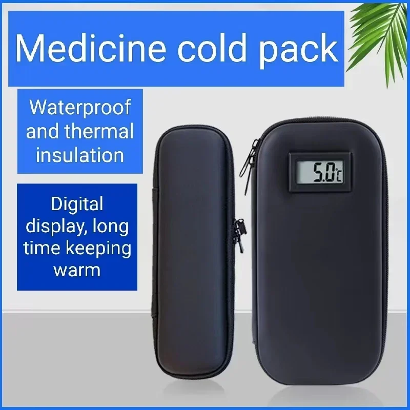 

Diabetic People Portable Insulin Refrigerator Box Travel Outdoor Small Refrigerated Drug Insulation Bag Lilly Huma Lancing Pen&