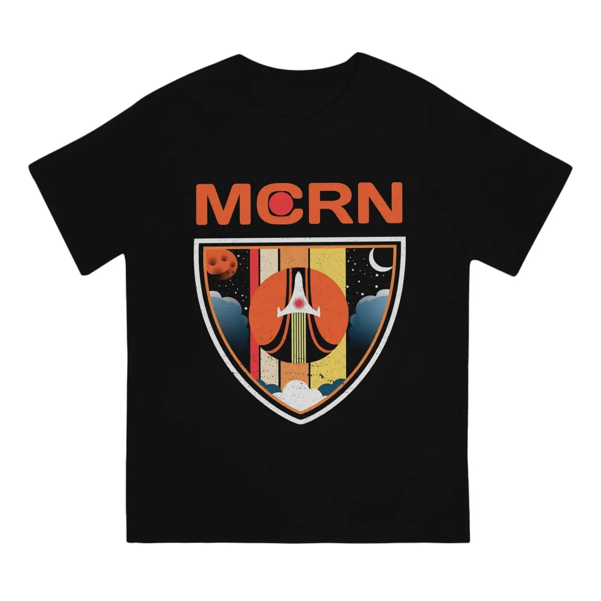 The Expanse Space Sci-Fi MCRN Mars Marine Patch T Shirt Fashion Men Tees Summer Clothing Harajuku Crewneck TShirt