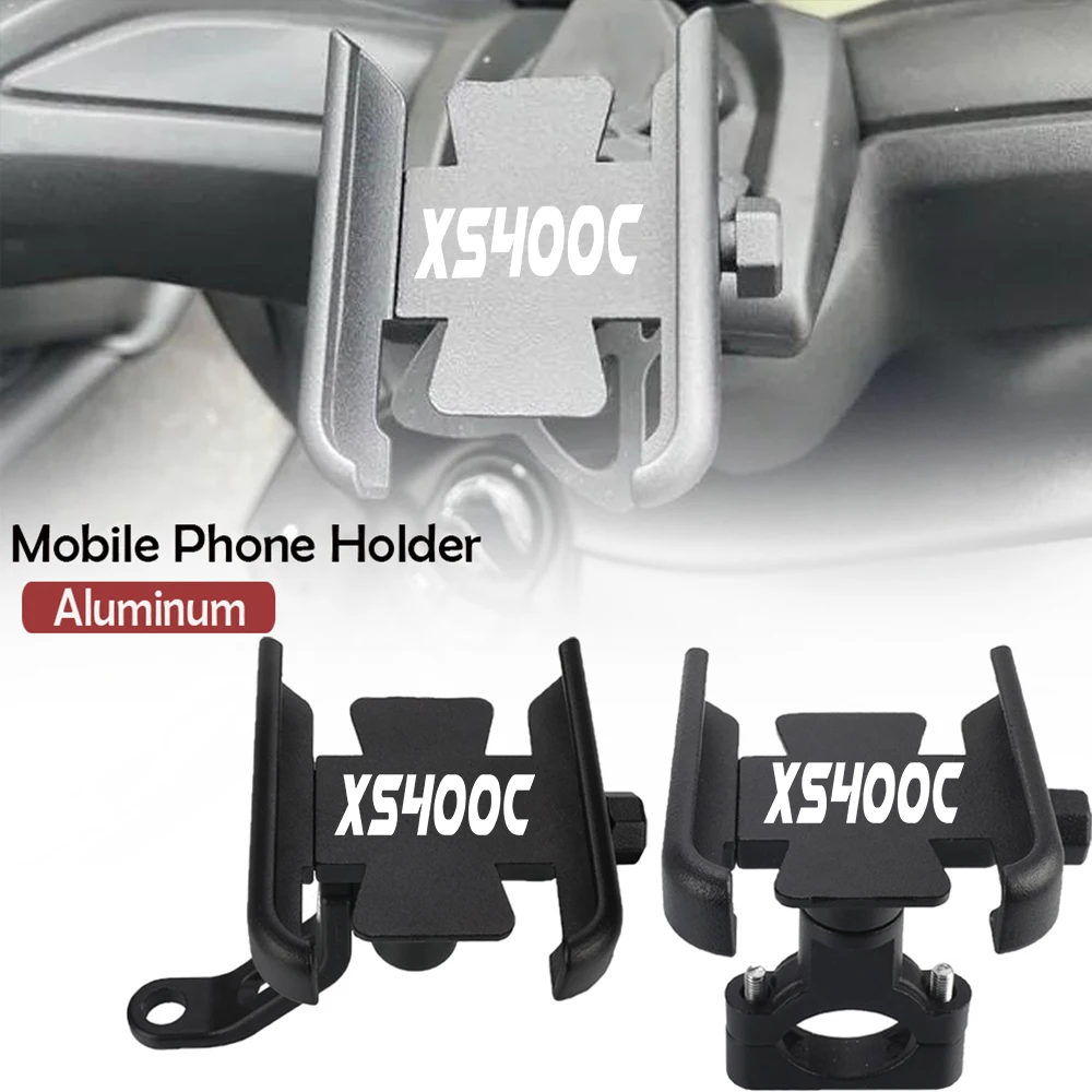 For YAMAHA XS400C XS 400C XS400 C 1978-1979 Motorcycle Phone Holder GPS Bracket Cellphone Stand Rearview Mirror Handlebar Mount