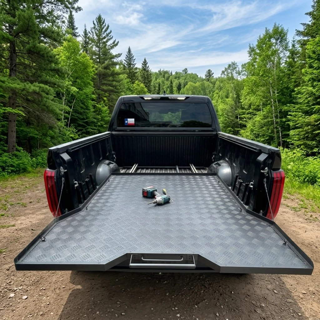Customizable Pickup Truck Push-Pull Slider Sliding Tray Waterproof Aluminum Truck Bed Slide For Hilux Ford F150 Dodge Ram Toyota